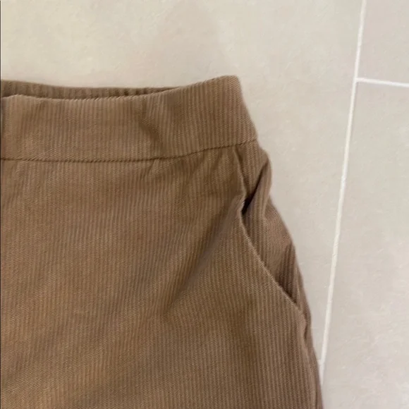 Woman's Sincerely Jules Tan Corduroy High Waist Pants - Picture 5 of 8